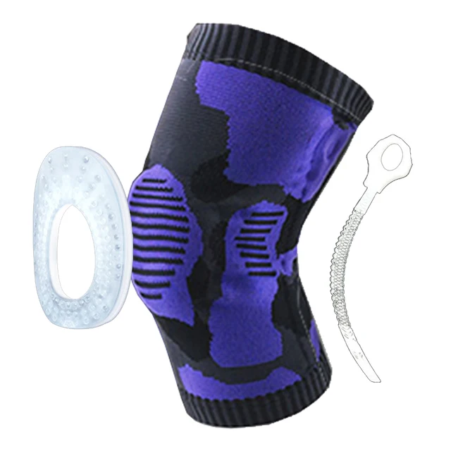 Tcare 1 Piece Professional Compression Knee Brace Support for Arthritis Relief, Joint Pain, ACL, MCL, Meniscus Tear Post Surgery Purple - 1 Piece