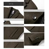 BROWON Brand Trench Coat Men Autumn and Winter New Solid Color Long Woolen Coat for Men Business Casual Windbreaker Men Clothing 5