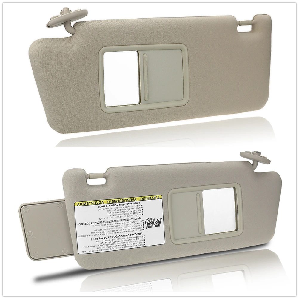 

Sun Visors For Toyota Tacoma 2005-2012 LHD Beige Left Right Side Car Front Window Sunshade Cover Shield Shade Sunvisor Non Light