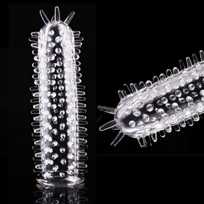 Extender Ribbed Penis Sleeves Lasting Textured Dotted G-spot Clitrios Delay Cock ring Masturbat Vibrator Sheath Enlarger Sex Toy