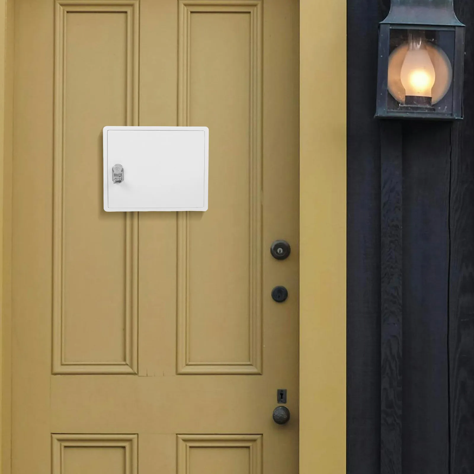 잠금 가능한 벽걸이형 우유 보관함 대용량 우유 저장 및 분배 용기 세련된 현대적인 디자인 (실내외 겸용)