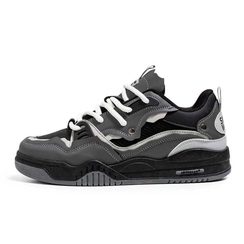 Trendy Skateboard Sneakers Men Original Skate Shoes Fashion Colorful Designer Sneakers Hip Hop Platform Men's Skateboard Shoes 2