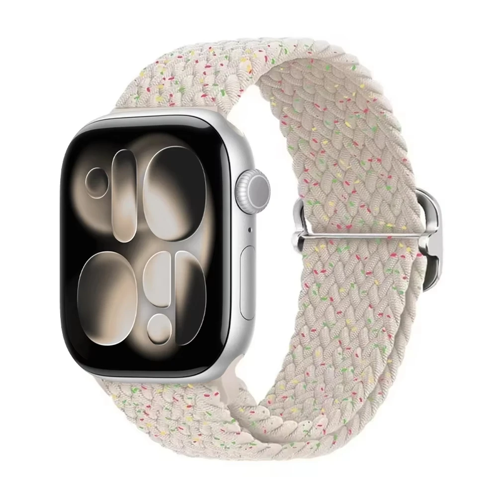 Elastic Braided Nylon Strap