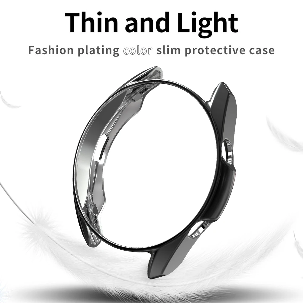 Watch Screen Protector Case For Samsung Galaxy Watch 3 45mm 41mm Soft TPU Protective Cover Bumper