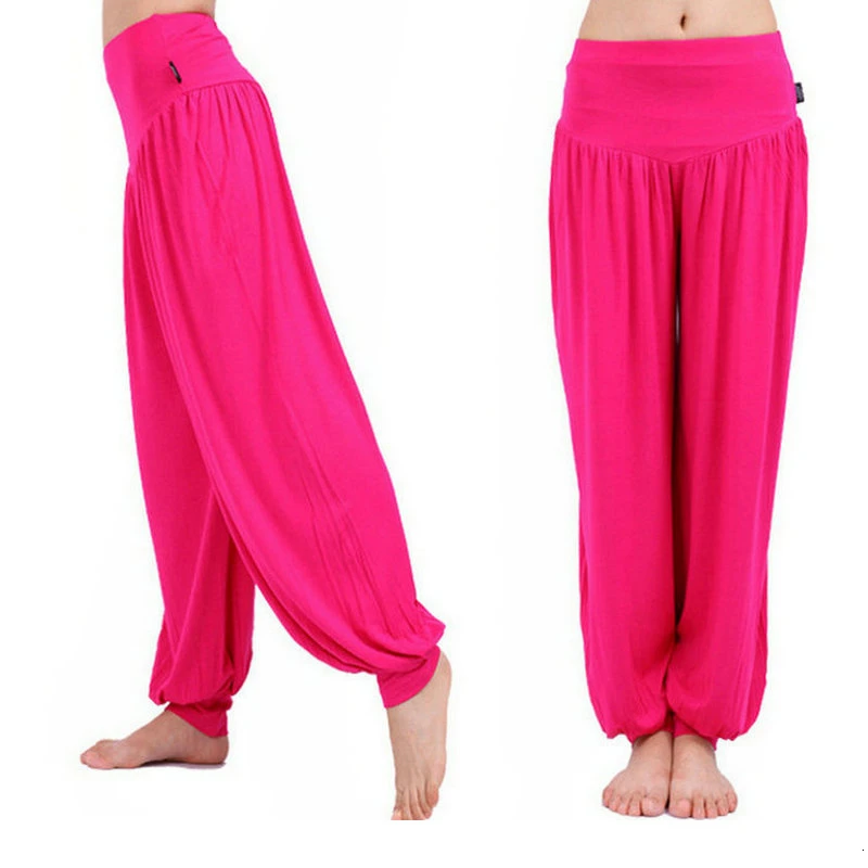 Women Wide Leg Yoga Pants Plus Size High Waist Stretch Sports Trousers Full Length Fitness Sport