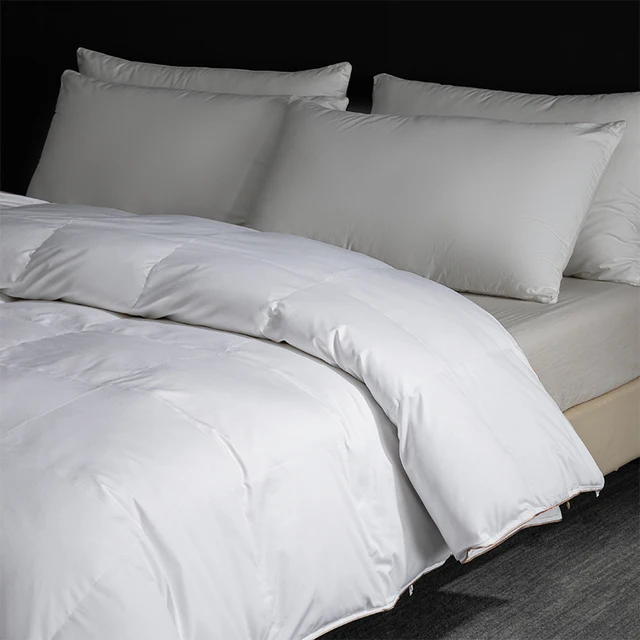 4 saisons réglables : connectez 950FP duvet et duvet en soie via fermeture éclair - chaleur personnalisée, California King 3
