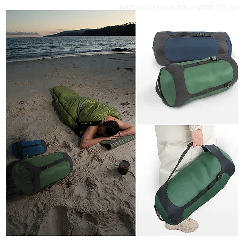 Compression Bag for Sleeping Bag Outdoor Down Jacket Clothing Pouch Waterproof Storage Pack for Travel Hiking Camping Equipment 6