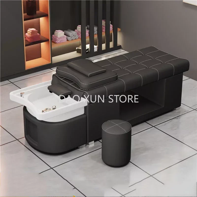 Water Circulation Hair Washing Bed Spa Thai Massage Shampoo Basin Chair Salon Therapy Silla Peluqueria Salon Furniture MQ50SC