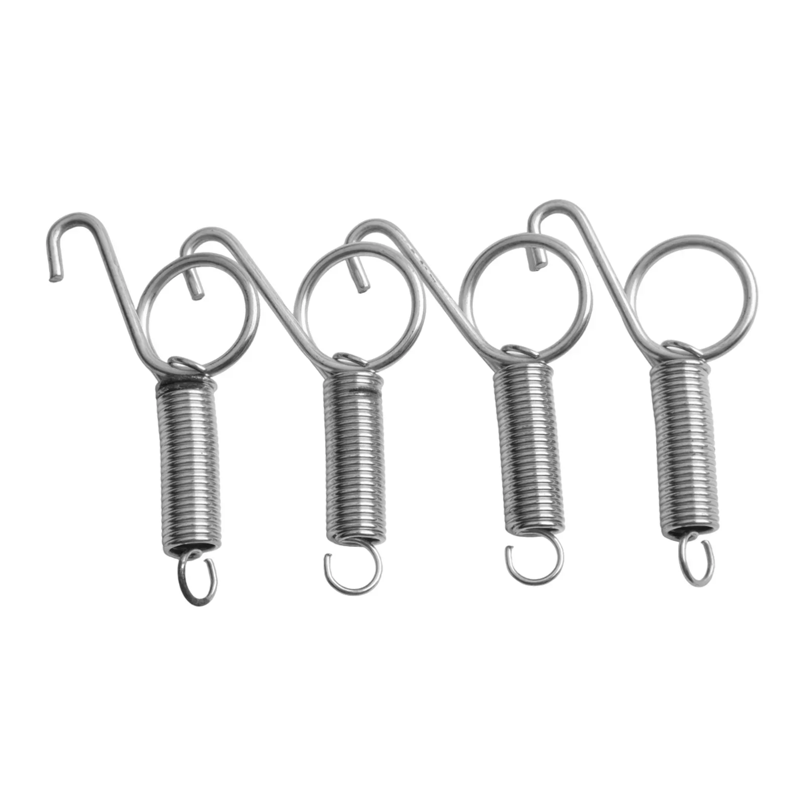 Spring Animal Cage Latches Lock For Fixing Rabbit/Bird Cages Door Galvanizing 70mm Tension Spring With Hook Parts 4pcs animal cage clamp
