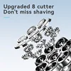 Kemei 8 Heads Electric Shaver 8D Men Rechargeable Rotary Beard Razor Waterproof Wet Dry Portable Mini Shaving Machine for Bald 3