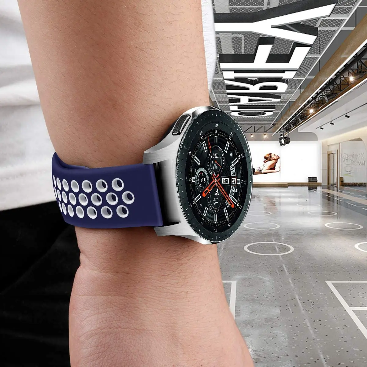 Universal 20mm 22mm Silicone Smartwatch Band – Durable Sport Strap Bracelet in Multiple Colors