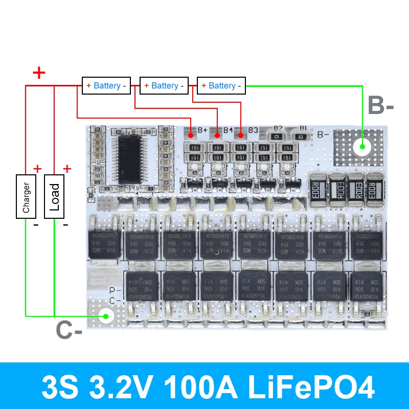 High-Current Lithium Battery Protection & Balance Charging Module