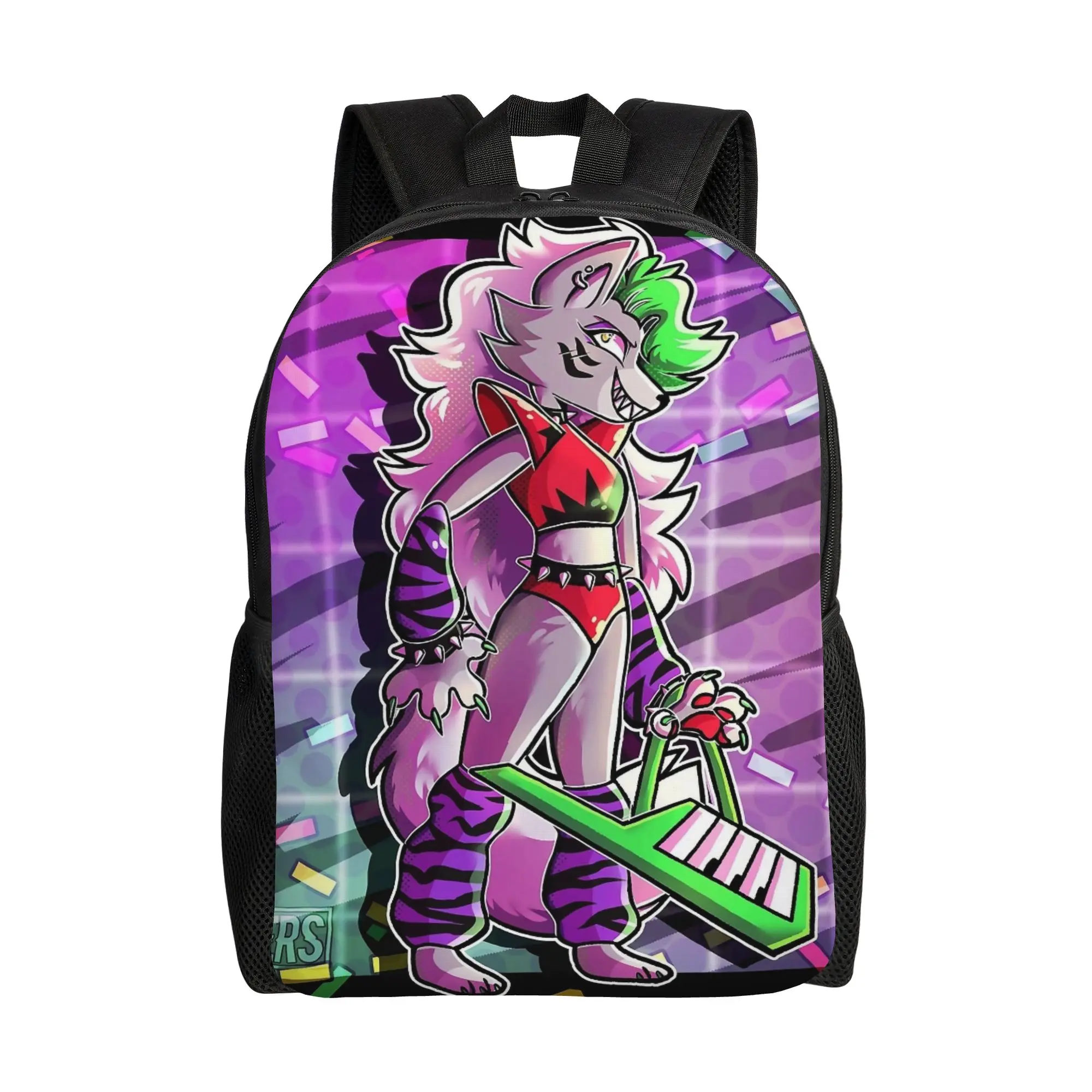 Foxy FNAF It's Me Cool Backpack - Stylish Canvas Daypack for School, Travel & Adventure