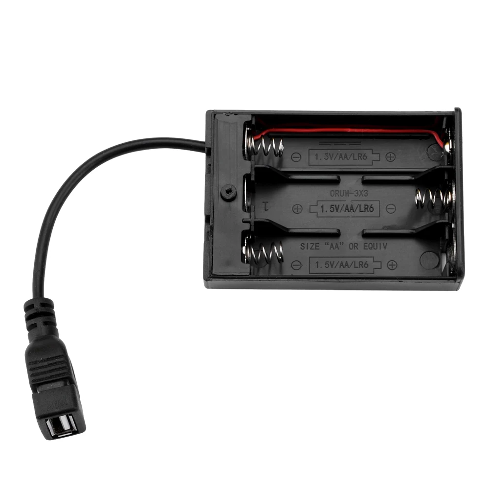 1PCS AA Power Battery Storage Case Holder LR6 Non-waterproof Box Switch for 5V USB LED Strip Lights