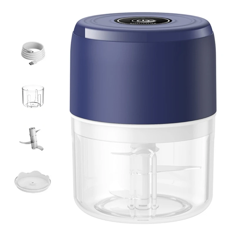 Vegetable Chopper Garlic Masher Crusher USB Rechargeable Grinder Processor Kitchen Gadget A6HB 5