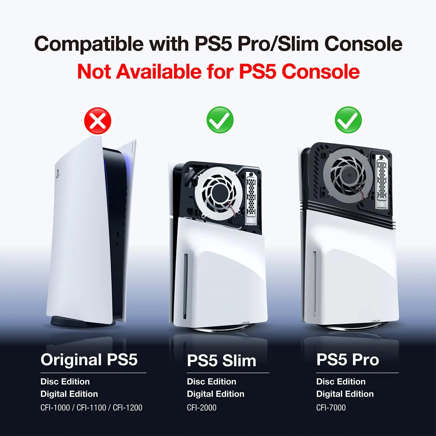 Metal Heat Dissipation Cover for PS5