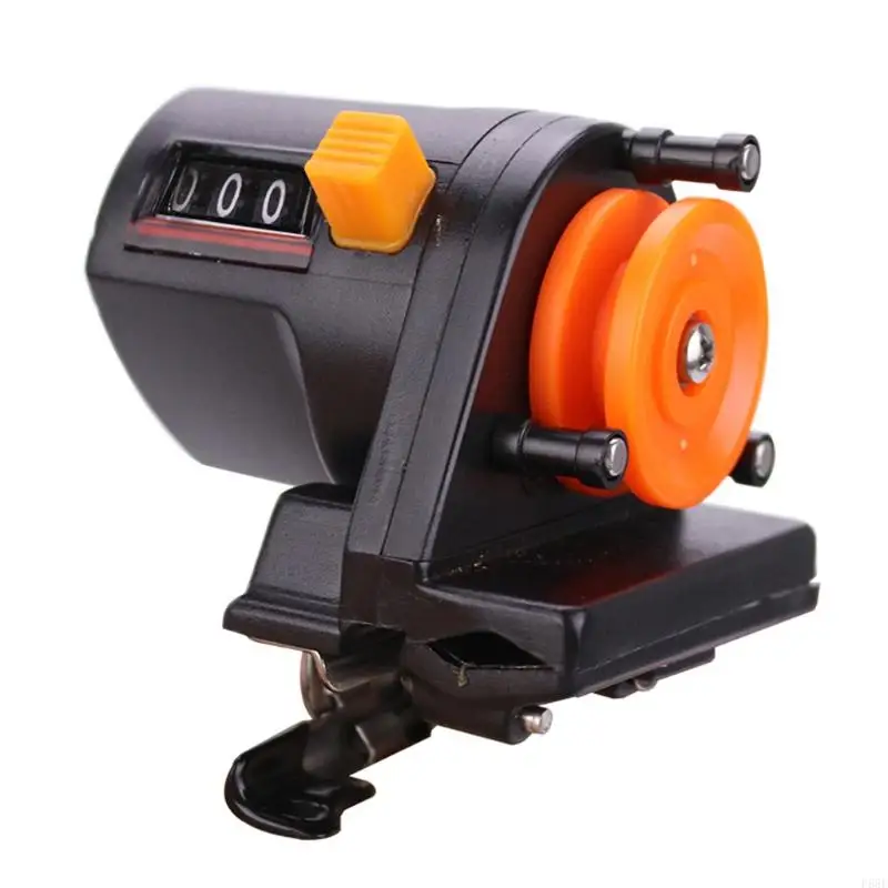 F68F 0-999M Counter Meter Recorder High Accuracy Fishing Depth Display Digital Reel Meter ABS Counter Gauge Line Count Tool