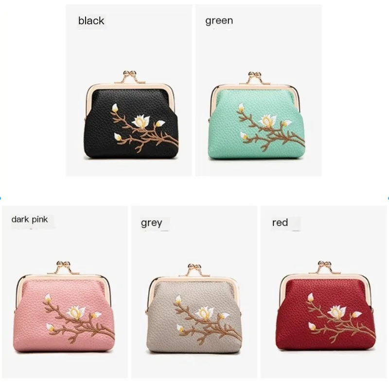 2025 Chinese Style Lipstick Organizer Bag Embroidered Mini Purse for Women, Multifunctional Coin Pouch & daily life Essentials