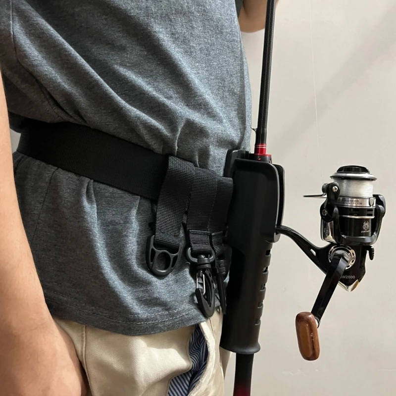 Portable Fishing Wader Belt Rod Holder Fishing Gear Tackles