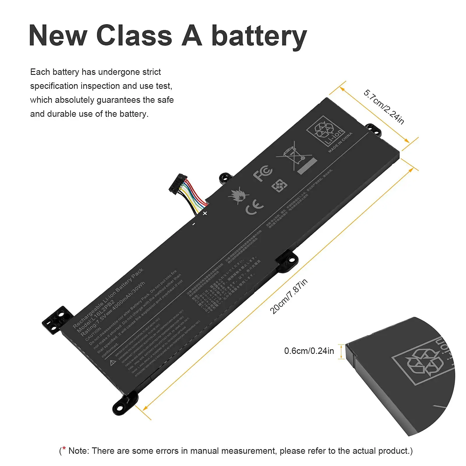 Laptop Battery for Lenovo IdeaPad 330 330-15IKB 320-15IKB 320-15AST 320-17IKB S145-15AST 320-15ABR laptop battery