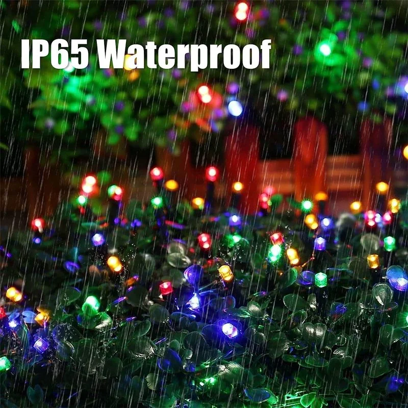 LED String Lights 300LED Outdoor Led Solar String Lights Waterproof Fairy Light Solar Powered Garland Lights 8 Mode 33m Garden Wedding Decoration decorative lights,string lights,led fairy lights