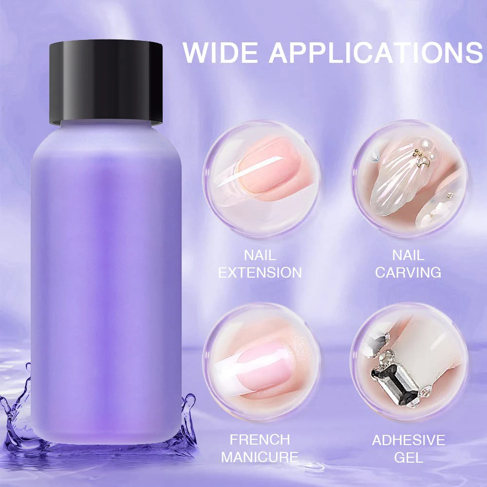 100% EMA Acrylic Liquid Monomer-75ml Monomer Acrylic Nail Liquid For Powder Professional Nail System
