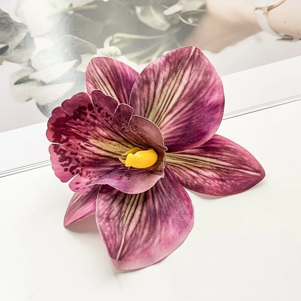 Tropical Bloom Hair Clips - Bohemian Magnolia Style Hair Barrettes