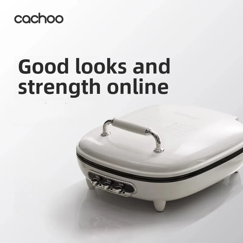 Double heating domestic pancake pan electric frying pan deepening and enlarging multi-function pancake stall
