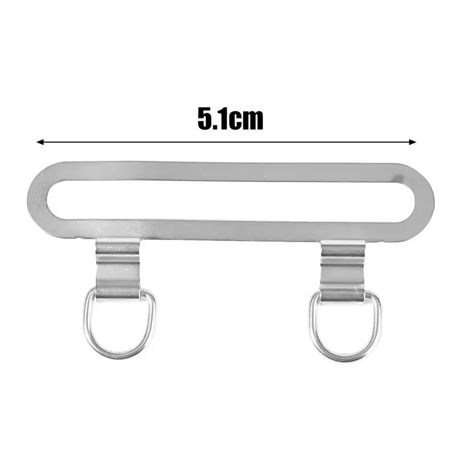 Ultra Thin Metal Lanyard Patch with Stainless Steel Connector Gasket for Dual Hole Phone Cases