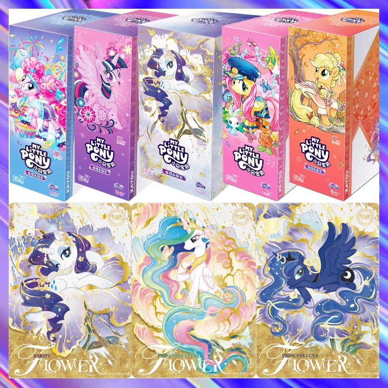 KAYOU Genuíno My Little Pony Card Friendship Eternal Card Hui Moon Bag Volume 11 Cartão de Coleção de Jogo Periférico Brinquedos e Presentes Infantis - AliExpress 26