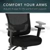L Shaped Desk with Mobile File Cabinet & High Back Office Chair Bundle Ergonomic Design Mocha Cherry Color Adjustable Comfort. 3