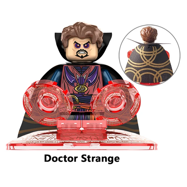 Disney Doctor Strange Scarlet Witch Moon Knight Wong Building Block Dormammu Hulk Ultron Carter Professor X Brick America Chaves O-KF1678