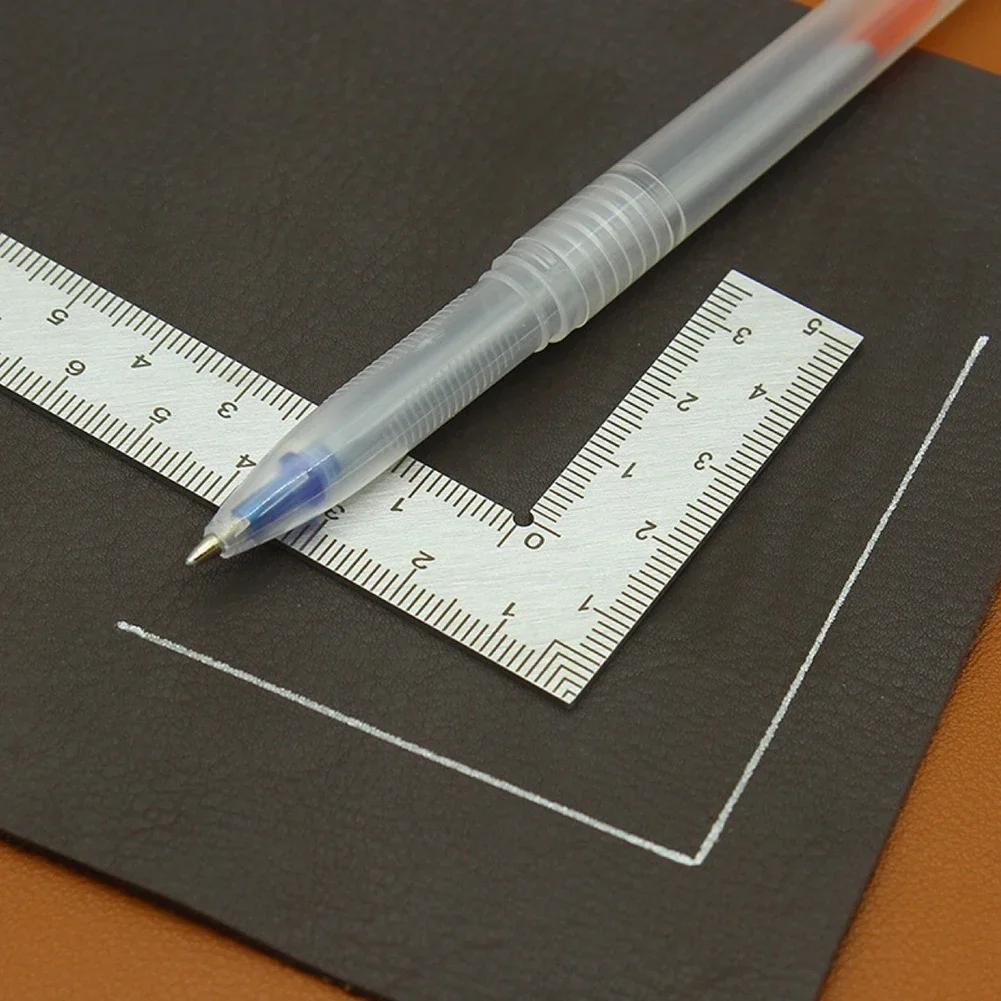 Mini Framing Ruler L Square Stainless Steel Right Angle Ruler Precision Measuring Layout Tool For Building Framing Gauges