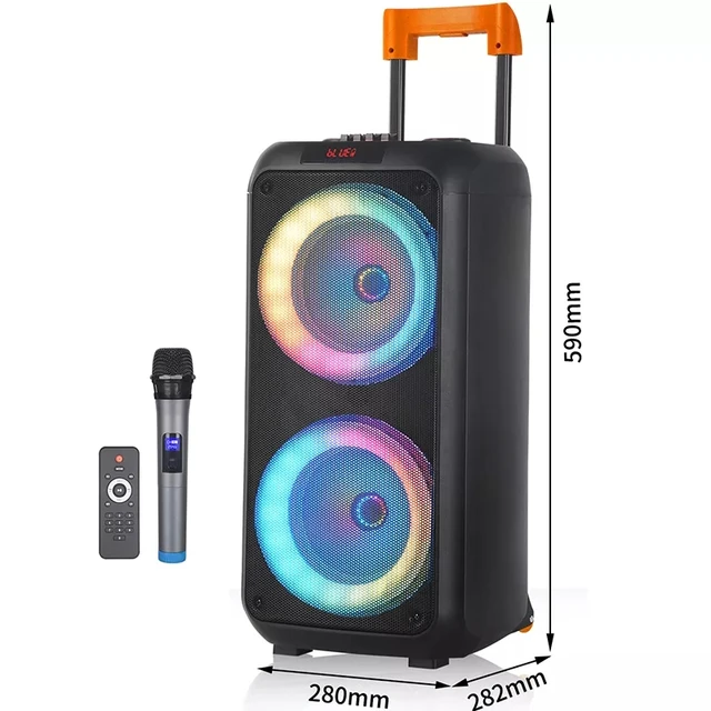 High Quality Hot Style PARTY 300 HOPESTAR Altavoz Karaoke One Speaker With  Microphone Blue Tooth Speakers Outdoor 80W High Power - AliExpress