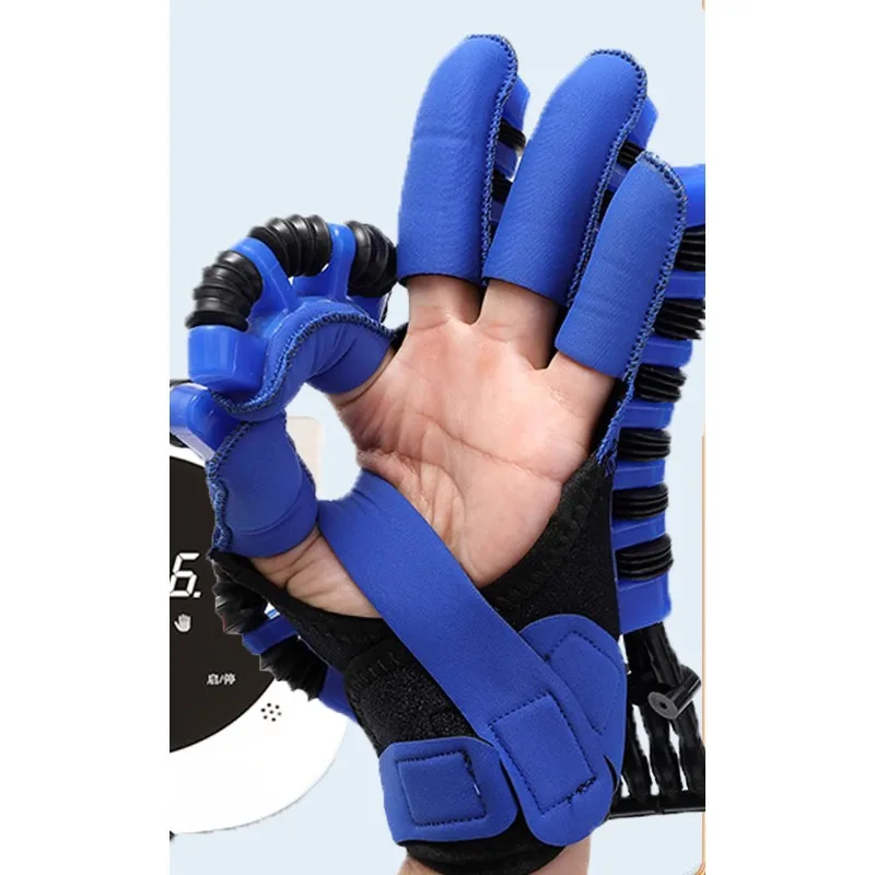 Finger Equipment Five Finger Hand Function Exercise Hemiplegia Stroke Electric Robot Gloves finger rehabilitation robot glove five fingers independent training stroke hemiplegia patient pain relieve hand function training glove eu plug size m left hand