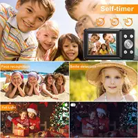 HD 1080P digital Camera 2.4 inches Rechargeable Cameras with 16x Zoom Compact Camera 44MP Cameras for kids Girls camera digit - Image 6