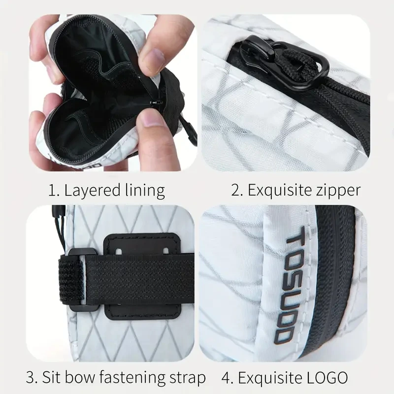 TOSUOD WB0329 Mini Lightweight Cycling Tail Bag Portable Bike Storage - Image 3