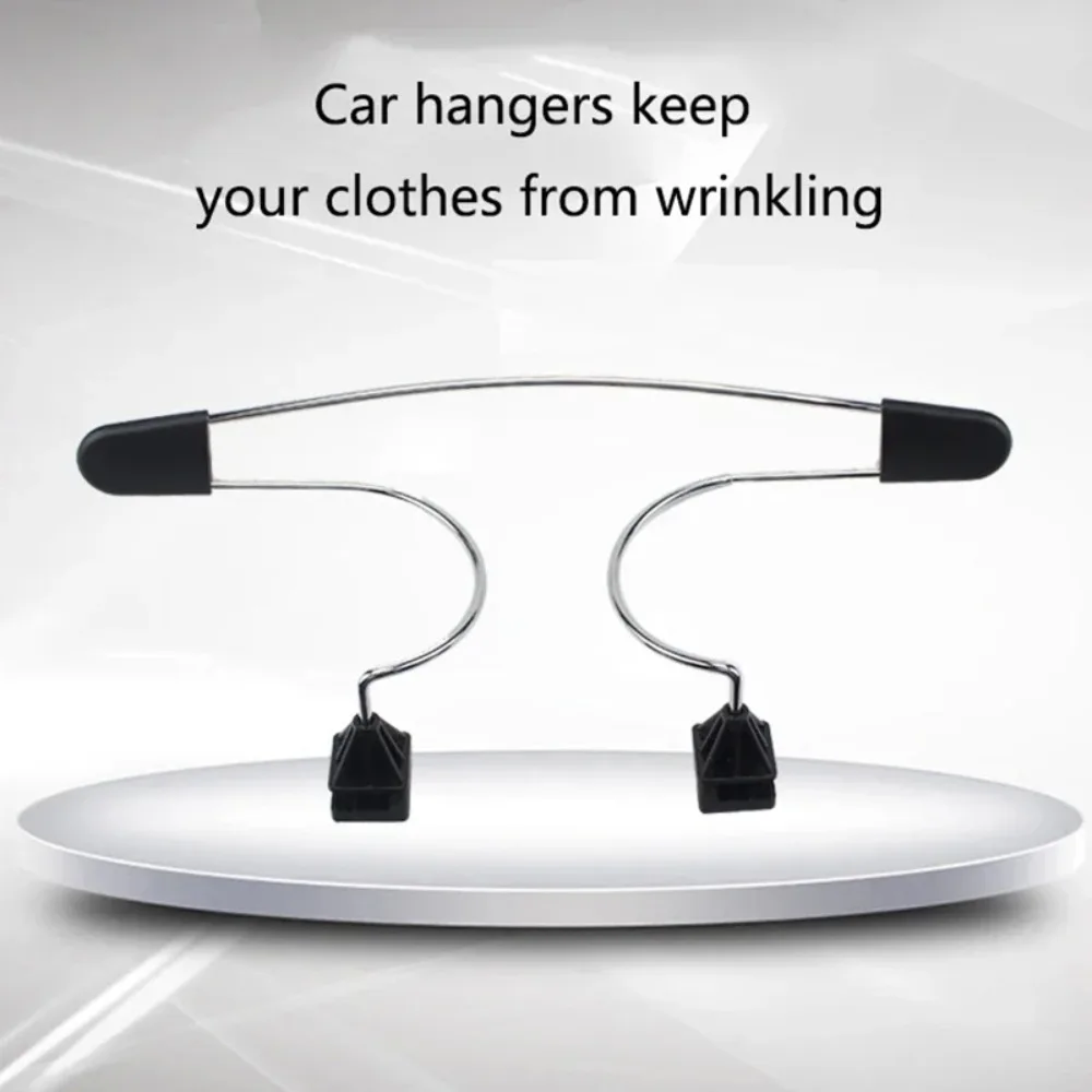 Universal Car Seat Headrest Hanger Metal Coat hangers for Vehicle Hanger Clothes Jacket Suits Shirts Holer Car Coat 1 Pcs