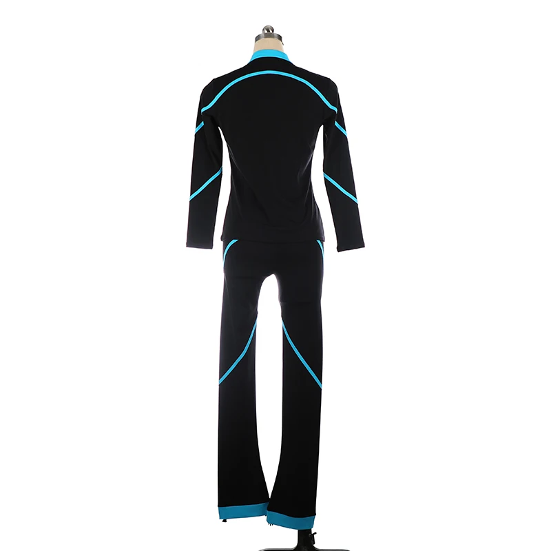Artistic Gymnastics Figure Skating Training Competition Set, Jacket and Pants, Women's Performance Dance Set, Color Zipper