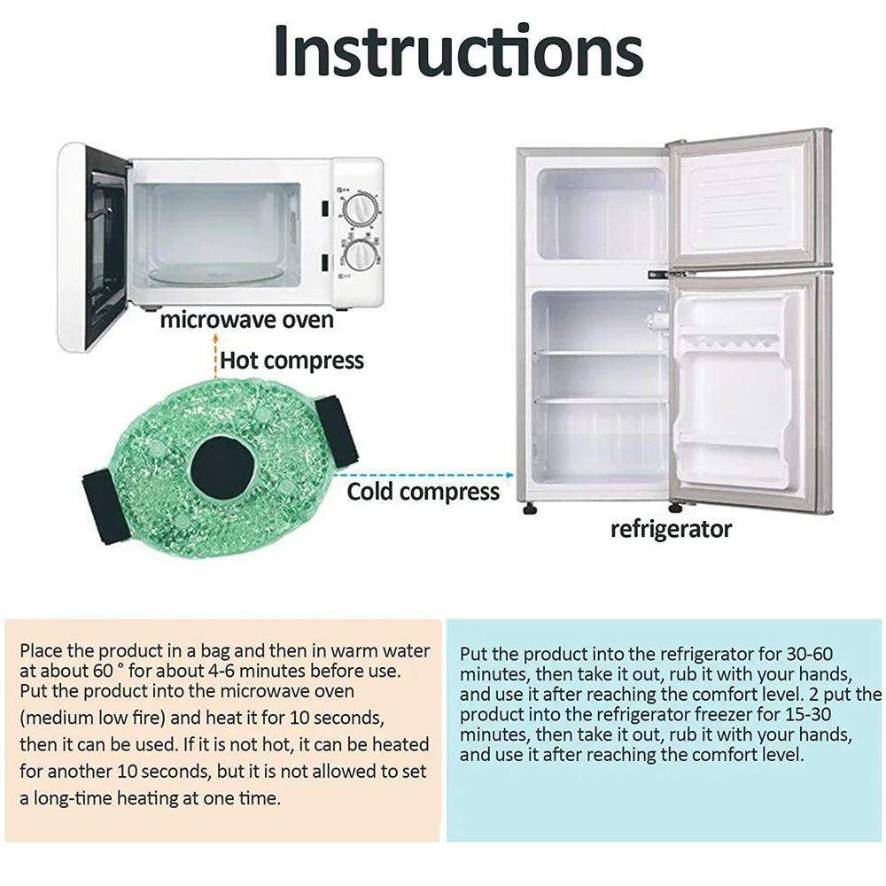 Reusable Large Ice Pack Hot Cold Gel Ice Treat Wrap Knee Wrap for Ankles Shoulders Head Injuries Sports Recovery Therapy Use