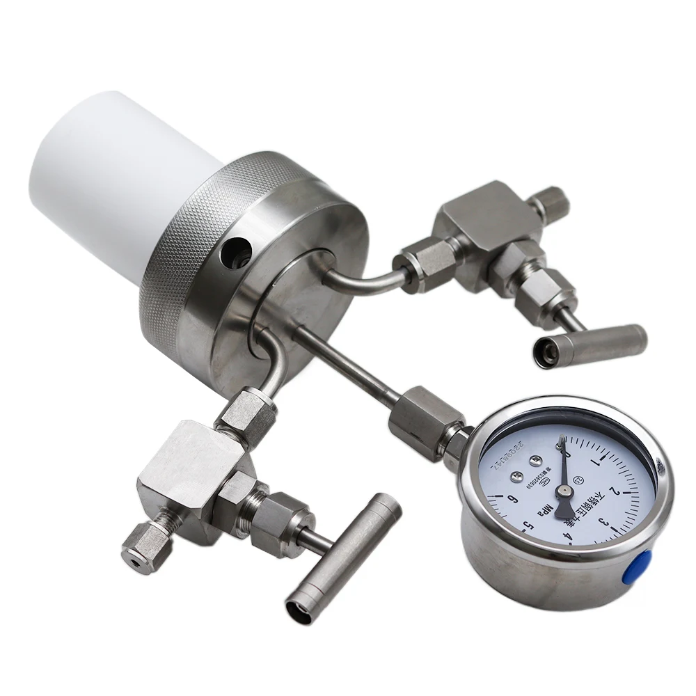 The Reactor Of Hydrothermal Synthesis Autoclave Can Connect Hydrogen With PTFE L