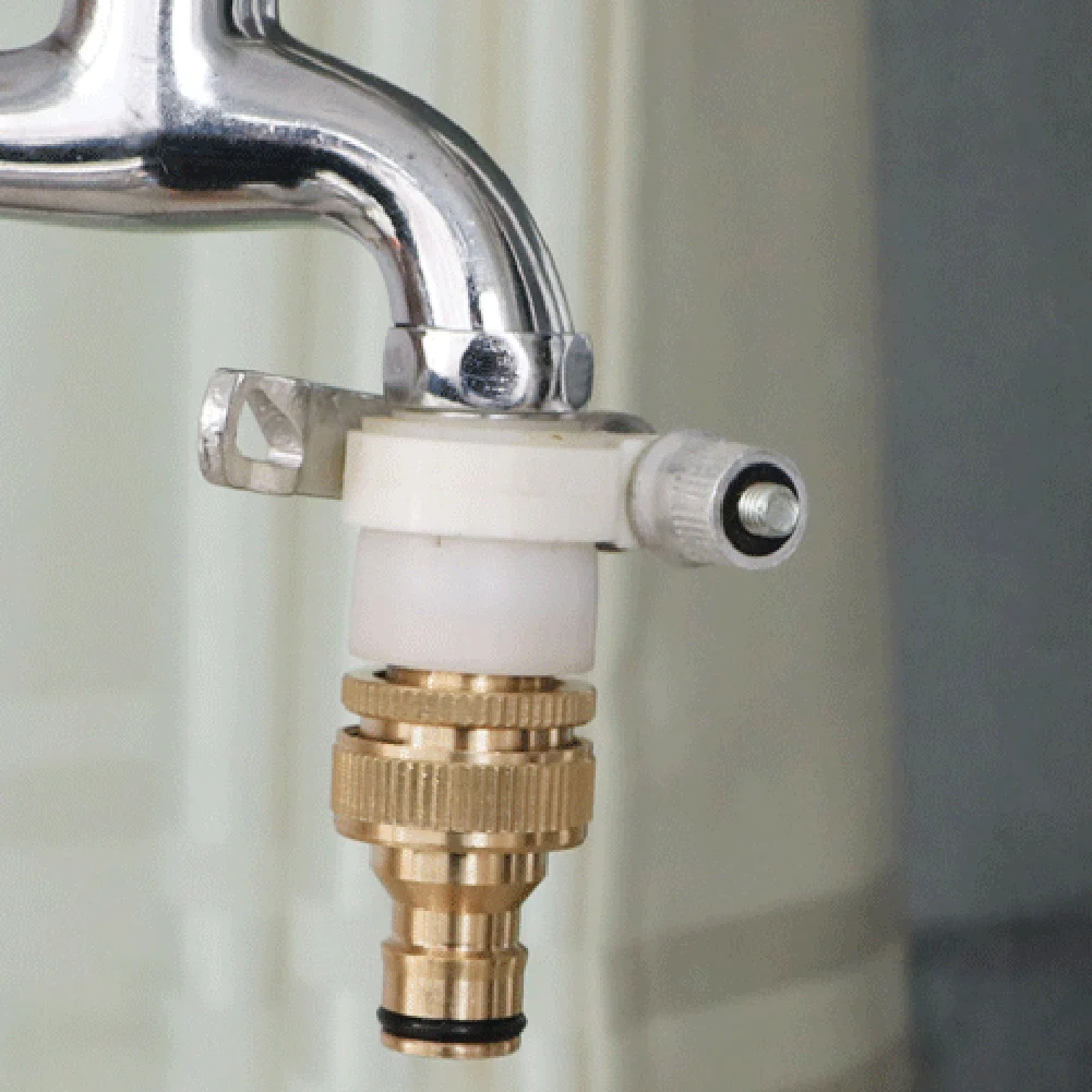 

Faucet Adapter Hose Connector Pipe Clamps & Fittings Universal Car Wash Pipe Connector For 16-20mm Round Faucet