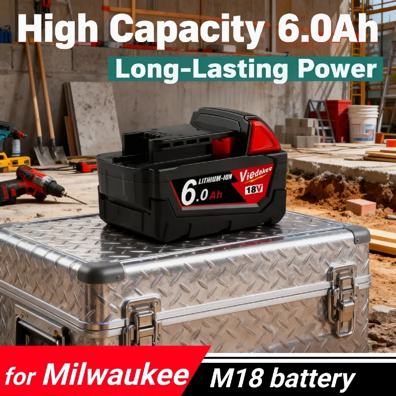 18V 9.0AH batteries, for Milwaukee 18V battery 48-11-1860 2604-20 2646-20 Power