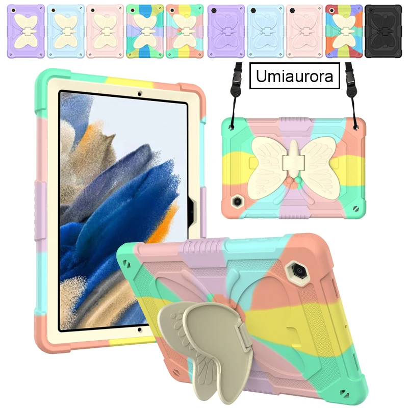 Kids Silicone PC Hybrid Tablet Cover For Samsung Galaxy Tab A7 Lite SM