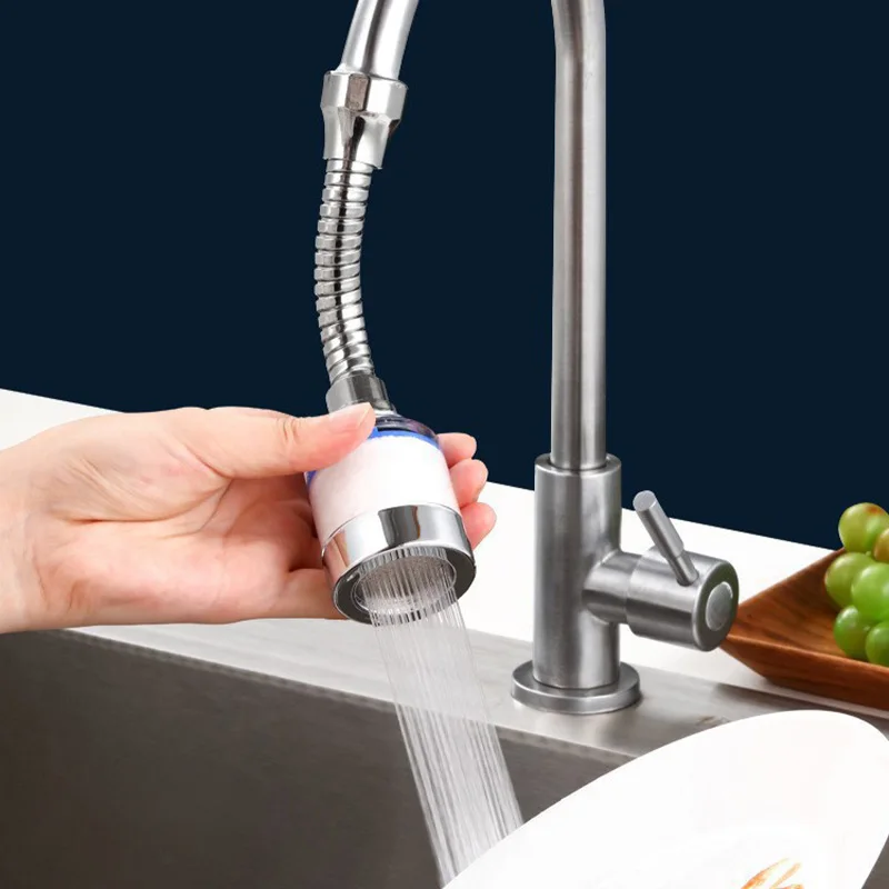 Houseeker Kitchen Faucet Filter Water Purifier  Electroplating Pre Filtration Water Tap Filter Replaceable Filter Cartridge