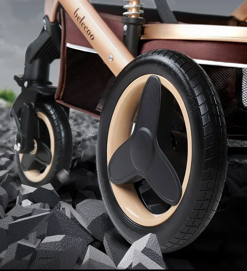 3in1 Baby Stroller With Car Seat,High Landscape Stroller Luxury Infant Set Newborn Baby Car Seat Trolley Pushchair