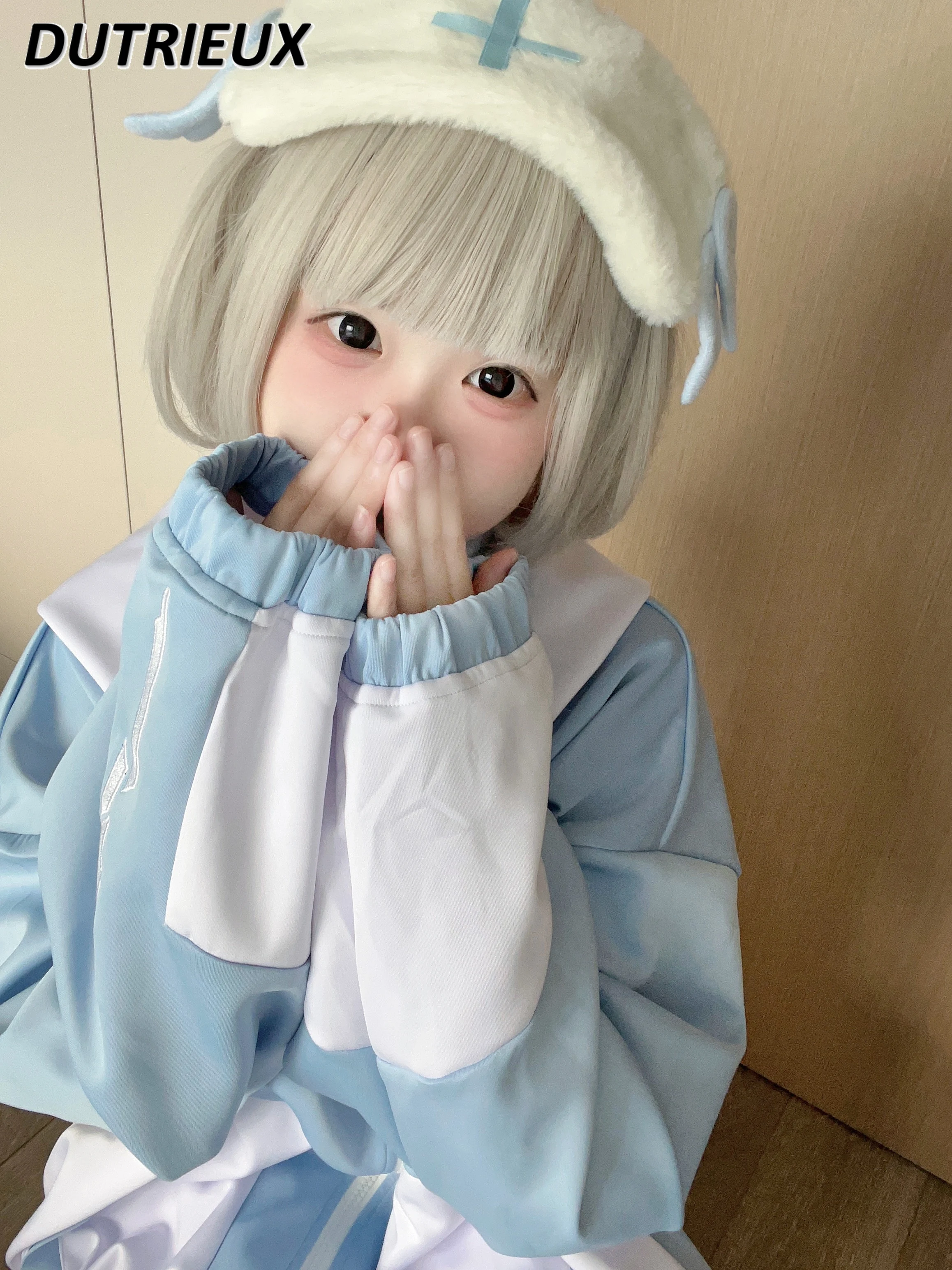 Japanese-Style Mine Sports Suit Mass-Produced Hoodies Jacket Men Women's Autumn Y2k Clothes Harajuku Cute Hooded Sweatshirt Coat