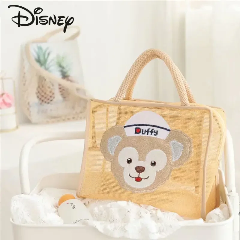 Disney Mickey New Unisex Travel Wash Bag Fashion High Quality Hollow Out Makeup Bag Cute Cartoon Fitness Swimming Storage Bag