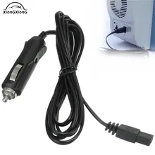 미니 냉장고 2 핀 리드 케이블 플러그 와이어 전원 코드, 전기 쿨러 박스, 2m 12V DC 교체