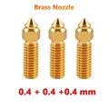 3PC 0.4 Brass nozzle